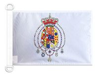 AZ FLAG Bootvlag Koninkrijk der Beide Siciliën 1816 45x30 cm
