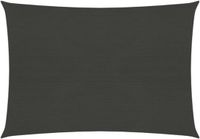 vidaXL Zonnezeil 160 g/m² 2x3 m HDPE Antracietkleurig
