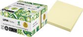 Info Notes UPM sticky notes - formaat 75 x 75 mm - pastelgeel - 4 memoblokken