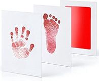 Heble Baby Handafdruk en Voetafdruk - Rood