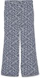Vero Moda VMJOSIE High Waist Broek met Wijde Pijpen en Printopdruk - Maat M - Birch