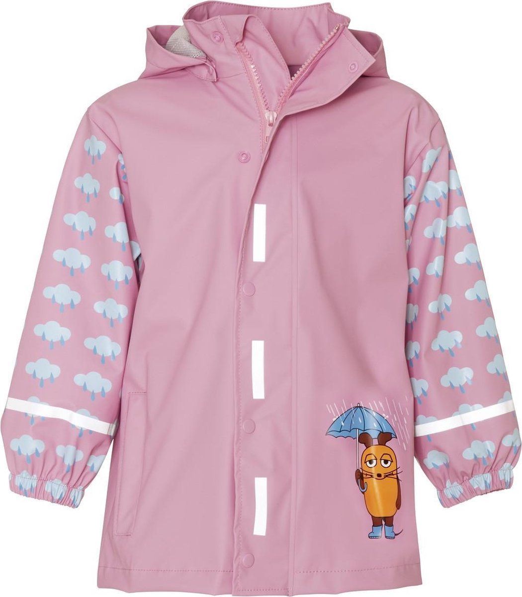 Playshoes Regenjas Muis & Olifant Roze Meisjes - 4010952490718