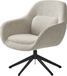 Giga Living Eetkamerstoel Off White stof - Draaibaar - Lynn