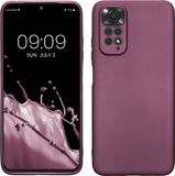 kwmobile metallic telefoonhoesje van TPU - geschikt voor Xiaomi Redmi Note 11 / Note 11S - Flexible case voor smartphone - In metallic lila