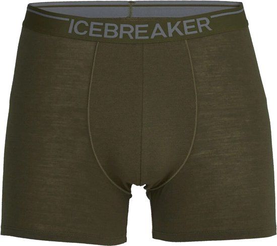 Icebreaker Anatomica Zwemboxers Heren - Olijf