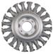 Promat/Tecwerk Ronde staaldraadborstel | d. 115 mm draaddikte 0,5 mm | RVS-draad 12 mm | 12500 min-¹ - 4000841207
