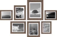 Henzo Fotolijst - Driftwood - Fotowand - 7 lijsten - Bruin