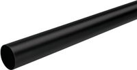 SOTECH Ronde Kaststang Ø 25 mm L: 800 mm Staal Zwart Gecoat Garderobestang Kledingstang