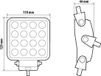 Lampa Werklamp WL-26 Zwart