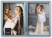 HAES deco Duo Verzilverde Fotolijst Parma voor 2 foto's van 13x18 cm