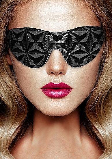 Ouch! Luxury Luxury Eye Mask - Black