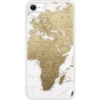 Apple Siliconen hoesje compatibel met iPhone 6, Apple iPhone 6S Kaart Europa Afrika