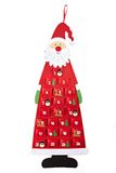 Heitmann Deco Vilten adventskalender Santa