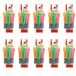 STABILO - Tube Markeerstift - NEON - 10 x 8 Stuks - Geel, groen, oranje & roze
