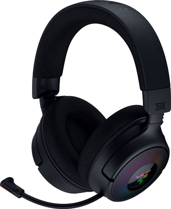 Razer Kraken V4 Headset - Draadloze Gaming Koptelefoon met Razer Chroma RGB - Bluetooth & USB - Zwart