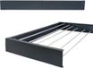 Merkloos étendoir mural - Noir - Acier - Pliable - Suspendable - 71 cm de large