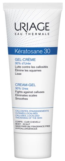 Uriage Kératosane 30 Cream 75ml - Unisex - Hydrating, Smoothing, Softening - For Dry & Rough Skin