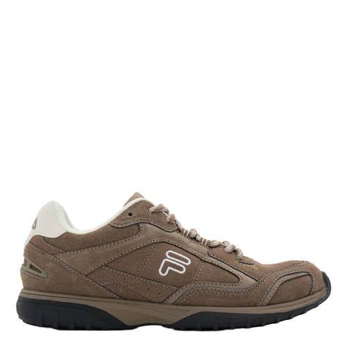 Fila suède sneakers met logo - bruin