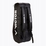 Victor Sac de raquettes double thermo 9150 Noir Badminton Polyester 3 compartiments Sac de sport M