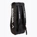 Victor Sac de raquettes double thermo 9150 Noir Badminton Polyester 3 compartiments Sac de sport M
