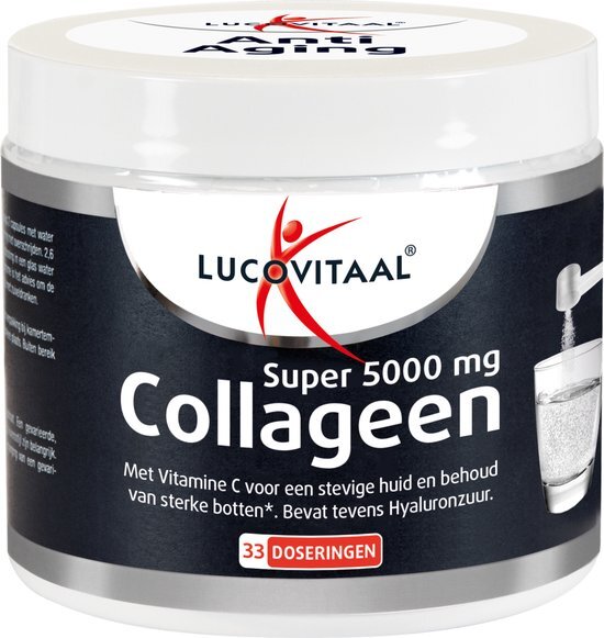 Lucovitaal Collageen Super 5000mg Poeder 171,6 gr, 33 doseringen.