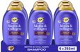 OGX Volumizing Shampoo Biotine & Collageen, Sulfaatvrij, 6x385 ml
