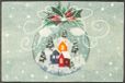 wash+dry Deurmat, Snow Globe 50 x 75 cm, binnen en buiten, wasbaar, kleurrijk