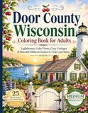 DOOR COUNTY WISCONSIN COLORING BOOK FOR ADULTS