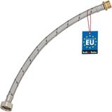 KOTARBAU® 2 Stuks - Flexibele Aansluitslang 1/2"x3/8" - Sanitaire Aansluitslang 40 cm