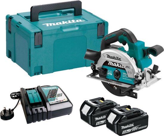 Makita DHS660RTJ 18V Accu Cirkelzaag Set (2x 5.0Ah) - 165mm - Koolborstelloos