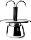 Ibili Kleine Espressomachine 2 Kopje Zilver