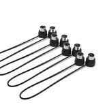 CME DIN5 MIDI Kabelset - 4-Pack - 30 cm - Low Profile 5-Pin DIN MIDI Kabels - Zwart