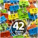 Officemate Happy Smiling Face Binder Clips, klein formaat, 42" Pack, wordt geleverd in diverse kleuren (31090)