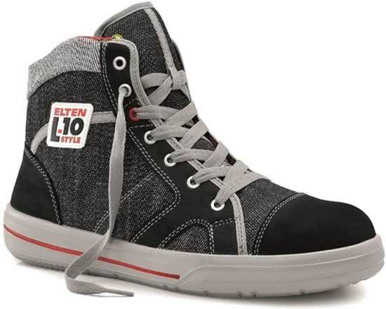 Elten Werkschoenen halfhoog - SENSATION Mid ESD S2 - L10 - 76106 - Zwart - maat 42 - 4030839220955