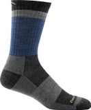 Darn Tough Heady Stripe Micro Crew Lightweight with Cushion - Hikingsokken en wandelsokken van merinowol - Blauw - Gestreept - Heren - Maat 43-45