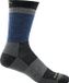 Darn Tough Heady Stripe Micro Crew Lightweight with Cushion - Hikingsokken en wandelsokken van merinowol - Blauw - Gestreept - Heren - Maat 43-45