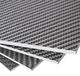 Planche en fibre de carbone - 200 x 300 mm - Finition mate