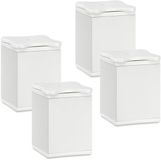 Sotech 4 St. meubelpoot Quebec 60 mm (+ 10 mm) 40 x 40 mm wit hoogteverstelbare meubelpoten van aluminium