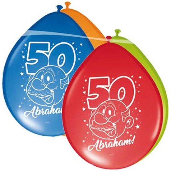 Abraham Ballonnen Feest 30cm 8 stuks