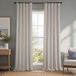 HPD Half Price Drapes Faux linnen getextureerde kamer verduisterende gordijnen voor slaapkamer 120 inch lang (1 paneel), 50 W x 120 l gordijnen voor woonkamer woondecoratie, berk