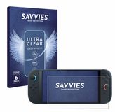 Savvies Screenprotector voor Nintendo Switch 2 - Folie Beschermfolie transparant 6 Stuks