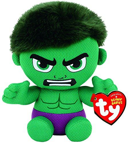 Ty Toys TY 41191 Reg Hulk-Marvel-Beanie, Veelkleurig