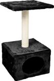Merkloos / Sans marque Wan GmbH 30 x 30 x 55 cm krabpaal - amethist met zwarte pluche