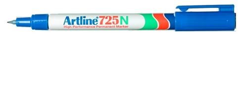 Artline 725N - Permanente marker - blauw, wit - 1 stuk