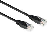 ACT Noir 5,0 mètre câble réseau U/UTP CAT6 avec connecteurs RJ45 AC4005