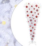 vidaXL Kunstkerstboom met 150 LED Wit 120 cm PVC en Staal