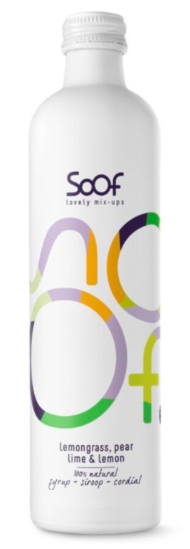 Soof Siroop citroengras peer 340ml