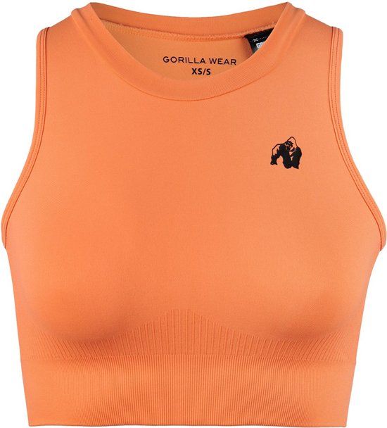 Gorilla Wear Olivia Seamless Crop Top - Perzik - S/M