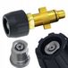 Rosfix HydroJet ProSteel lance haute pression - Buse plate - Raccords rapides en laiton, 160 bar