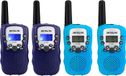 Retevis RT388 Radio portative pour enfants, cadeaux pour enfants, jouets adaptés aux enfants de 4 à 12 ans, avec verrouillage de sécurité pour enfants, idéal pour les aventures, le camping et la randonnée (deux ensembles)